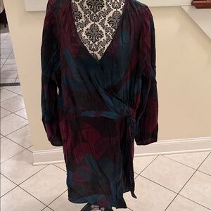 Ava & Viv Purple, Blue, Black Dress